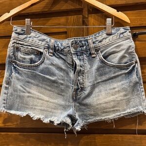 Free People Light Blue Jean Shorts